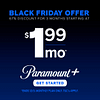 Paramount + Black Friday deal